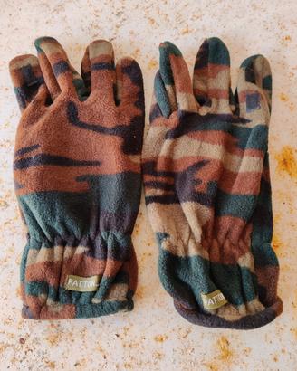 guanti sport camouflage caccia