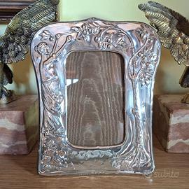 Antica Cornice Portafoto Argento 925 x foto 9x13