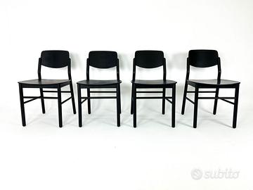 Set di 4 sedie design vintage