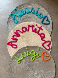 Tovaglietta personalizzata