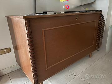 Cassapanca baule corredo vintage in legno