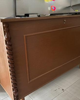 Cassapanca baule corredo vintage in legno