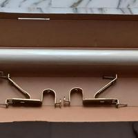 Kit Completo Bastone per Tende, Finitura Ottone