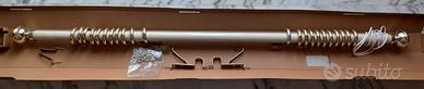 Kit Completo Bastone per Tende, Finitura Ottone