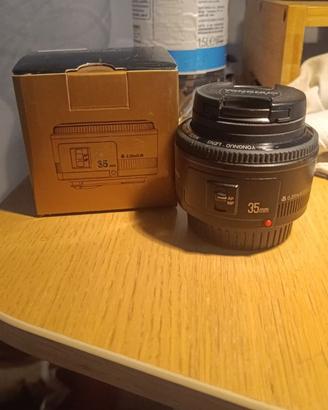 Yongnuo YN 35mm f/2 Canon EF + filtro UV