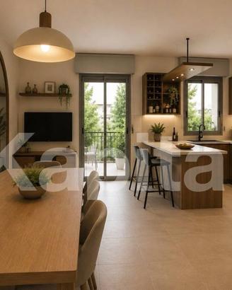 Appartamento di 108 m² con 4 locali e box auto dop