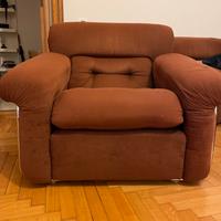 Salotto design: divano 3/4 posti + 2 poltrone