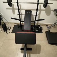 Panca multifunzione e kit 50kg