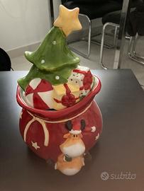 Porta biscotti in ceramica
