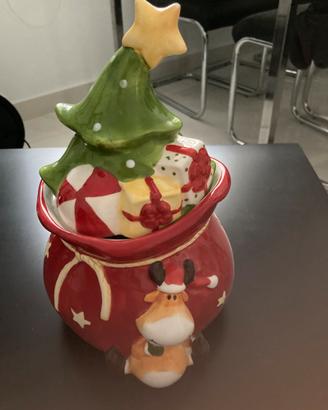 Porta biscotti in ceramica