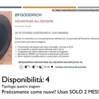 Pneumatico/Copertone auto 205/55R16 4 stagioni
