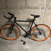 Bicicletta Fixed scatto fisso blu/arancione - 80€