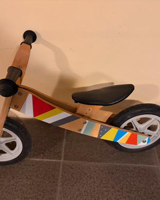 Bici/triciclo senza pedali in legno