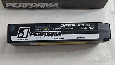 BATTERIA LIPO 2S GRAPHENE HV PERFORMA RACING 8300m