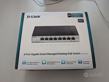 Switch Smart Gestito 8porte Gigabit PoE