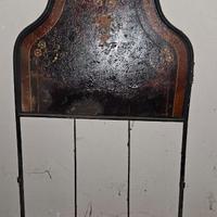 letto matrimoniale antico ferro