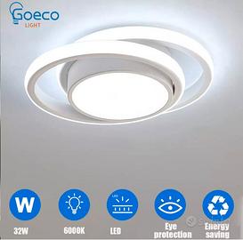 Plafoniera LED 32W 6500K Moderna Lampada da Soffit