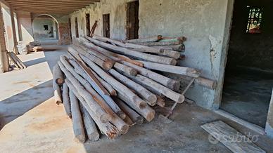 travi legno antiche 5-6metri 