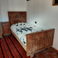 Letto singolo con materasso pronto all'uso