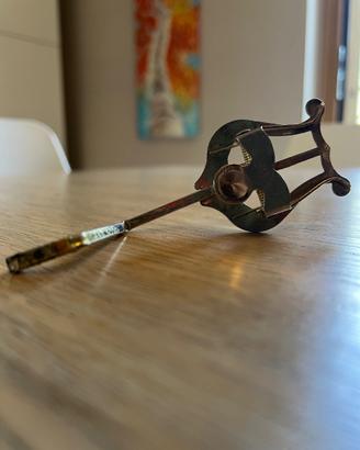 Letturino vintage per sax contralto in metallo