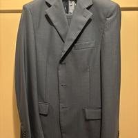 Abito uomo pura lana vergine taglia 48
