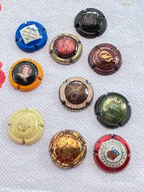 Tappi in metallo champagne