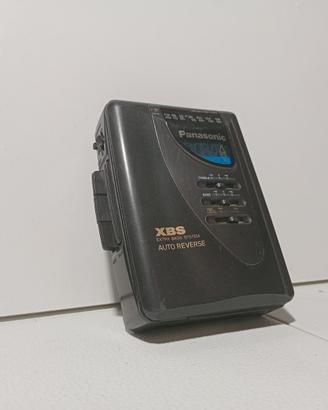 WALKMAN RADIO STEREO CASSETTE AUTOREVERSE PANASONI