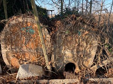 BOTTIE IN CEMENTO PER VINO ANTICHE