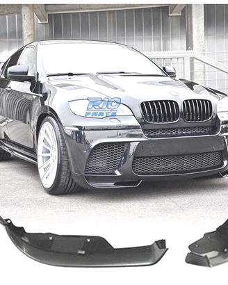 SPLITTER PARAURTI ANTERIORE BMW X6 E71 LOOK M PERF