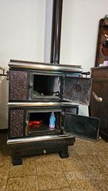 STUFA BERGAMASCA ORIGINALE A LEGNA