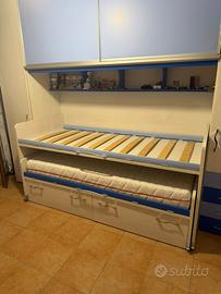 Moretti compact letto a catello a scomparsa