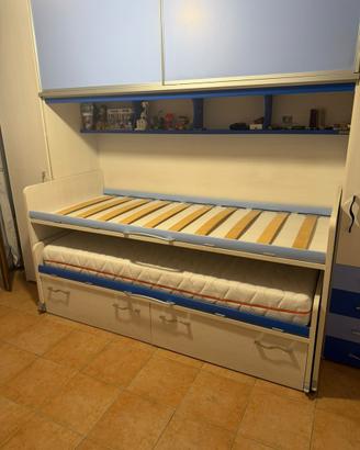 Moretti compact letto a catello a scomparsa