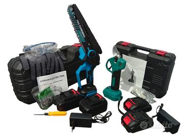 Motosega a batteria+ Forcibi potatura a batteria 