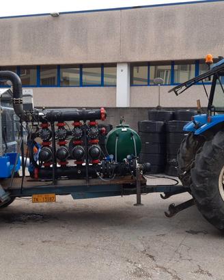 GRUPPO MOTOPOMPA COGEM installato su carro mobile