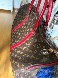 Borsone da viaggio LV rosso