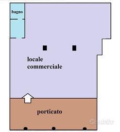 Locale con 3 bagni, porticato e doppio posto auto
