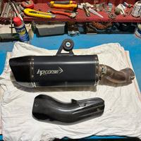 Scarico HP CORSE SHORT per R 1250 GS STD/ADV