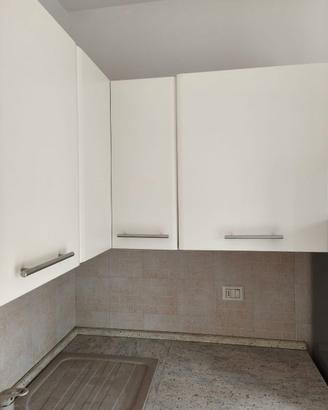 Cucina con elettrodomestici