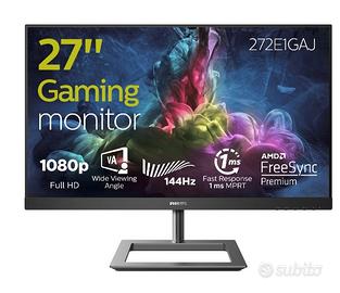  monitor gaming PHILIPS 27" 144 hz 1ms 272EGAJ/00