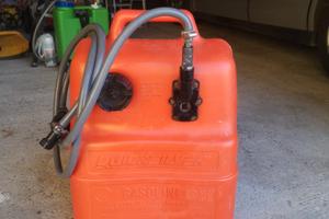 Serbatoio fuoribordo quicksilver 25 litri no tubi