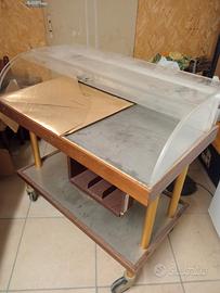 carrello vetrina refrigerante 