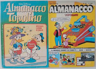Almanacco Topolino N°270-301 anche separati