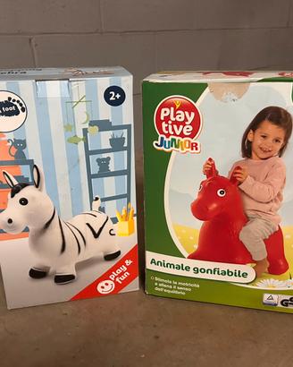 Cavallini gonfiabili da cavalcare