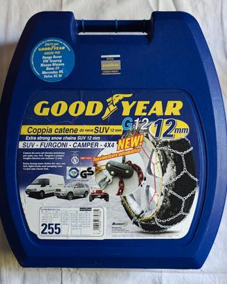 Catene da neve GoodYear 12mm misura 255 G12