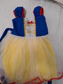 vestito biancaneve carnevale 100cm