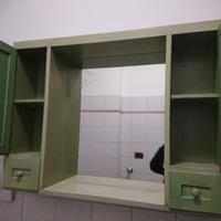 Pensile specchio bagno