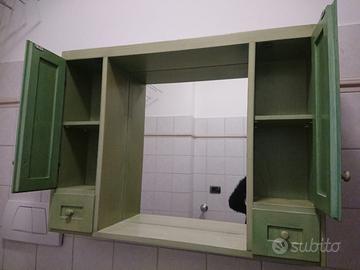 Pensile specchio bagno