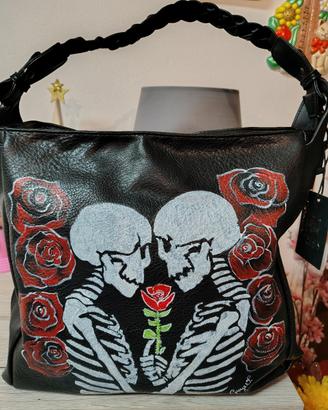 BORSA DIPINTA A MANO "GOTICA"