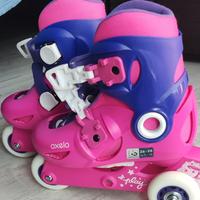 Pattini Oxelo Play + set polsi, gomito e ginocchio