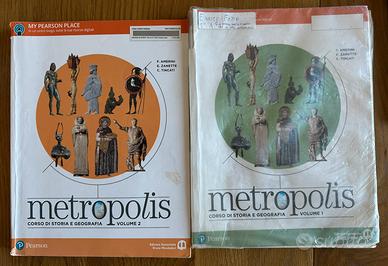 Libri scolastici Metropolis vol 1 e 2